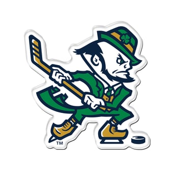 WinCraft Notre Dame Fighting Irish Hockey Mascot Acrylic Fridge Magnet
