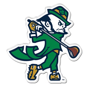WinCraft Notre Dame Fighting Irish Golf Mascot Acrylic Fridge Magnet