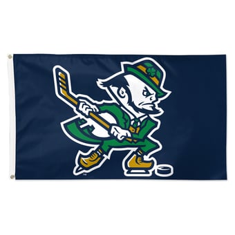 WinCraft Notre Dame Fighting Irish Hockey 3' x 5' Single-Sided Deluxe Mascot Flag
