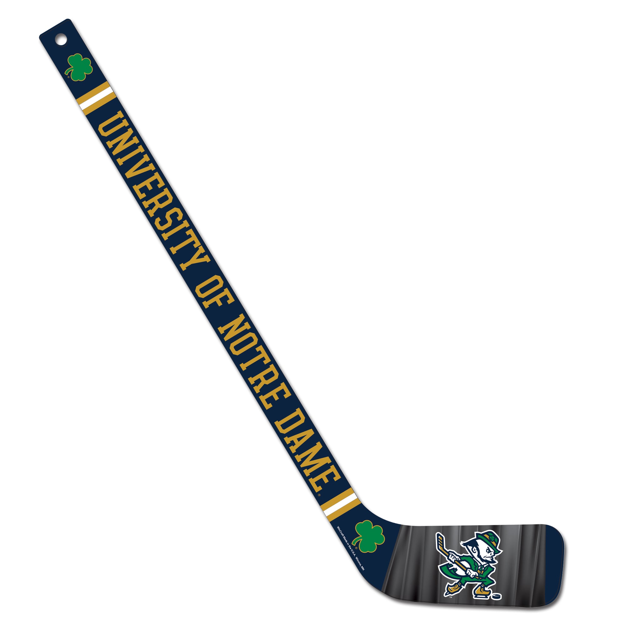 WinCraft Notre Dame Fighting Irish  Mascot Mini Wood Hockey Stick