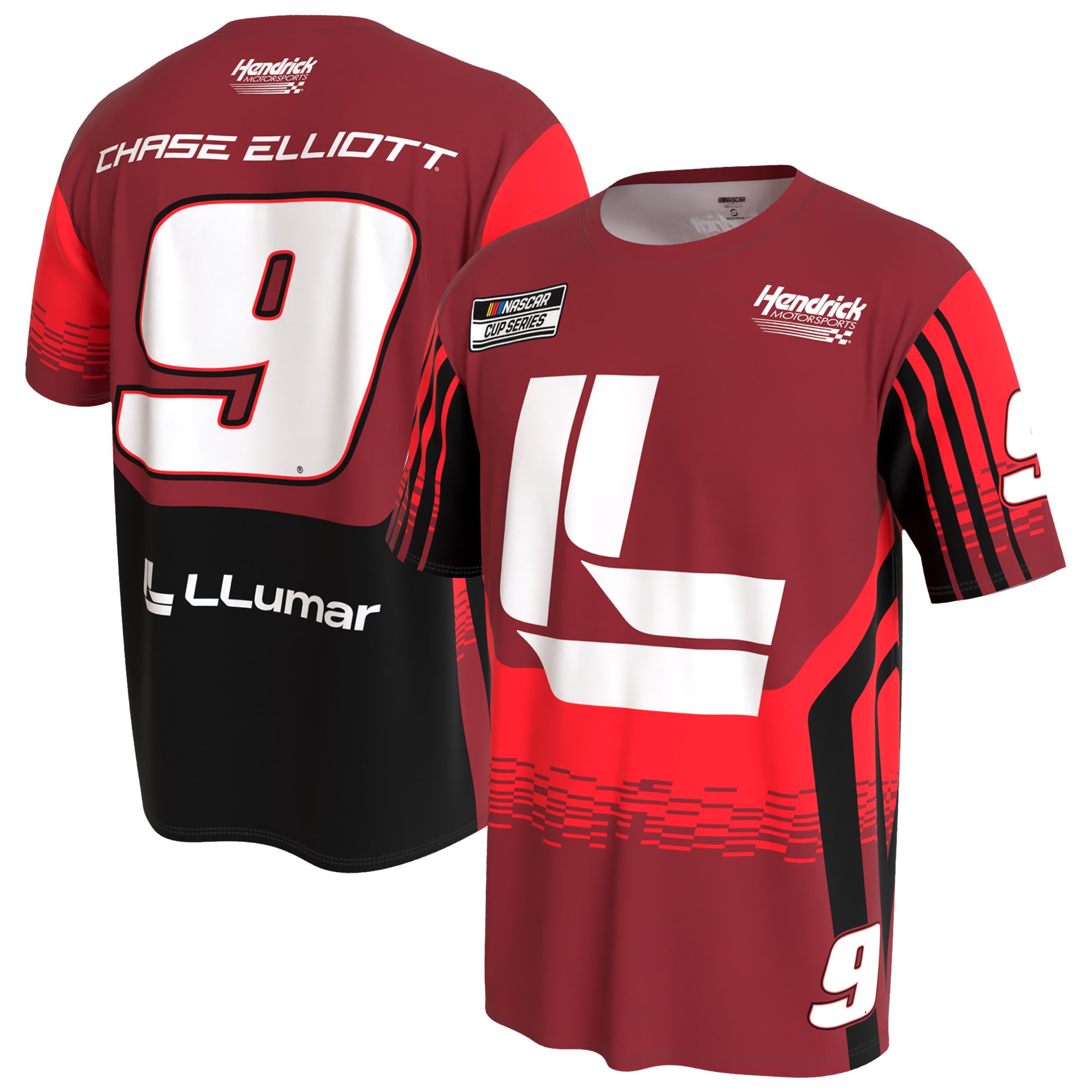 Youth ProSphere Red Chase Elliott LLumar T-Shirt