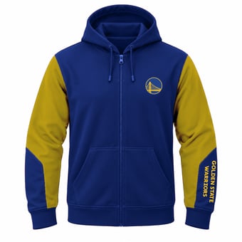 Men's Profile  Royal Golden State Warriors Big & Tall Full-Zip Fleece Hoodie