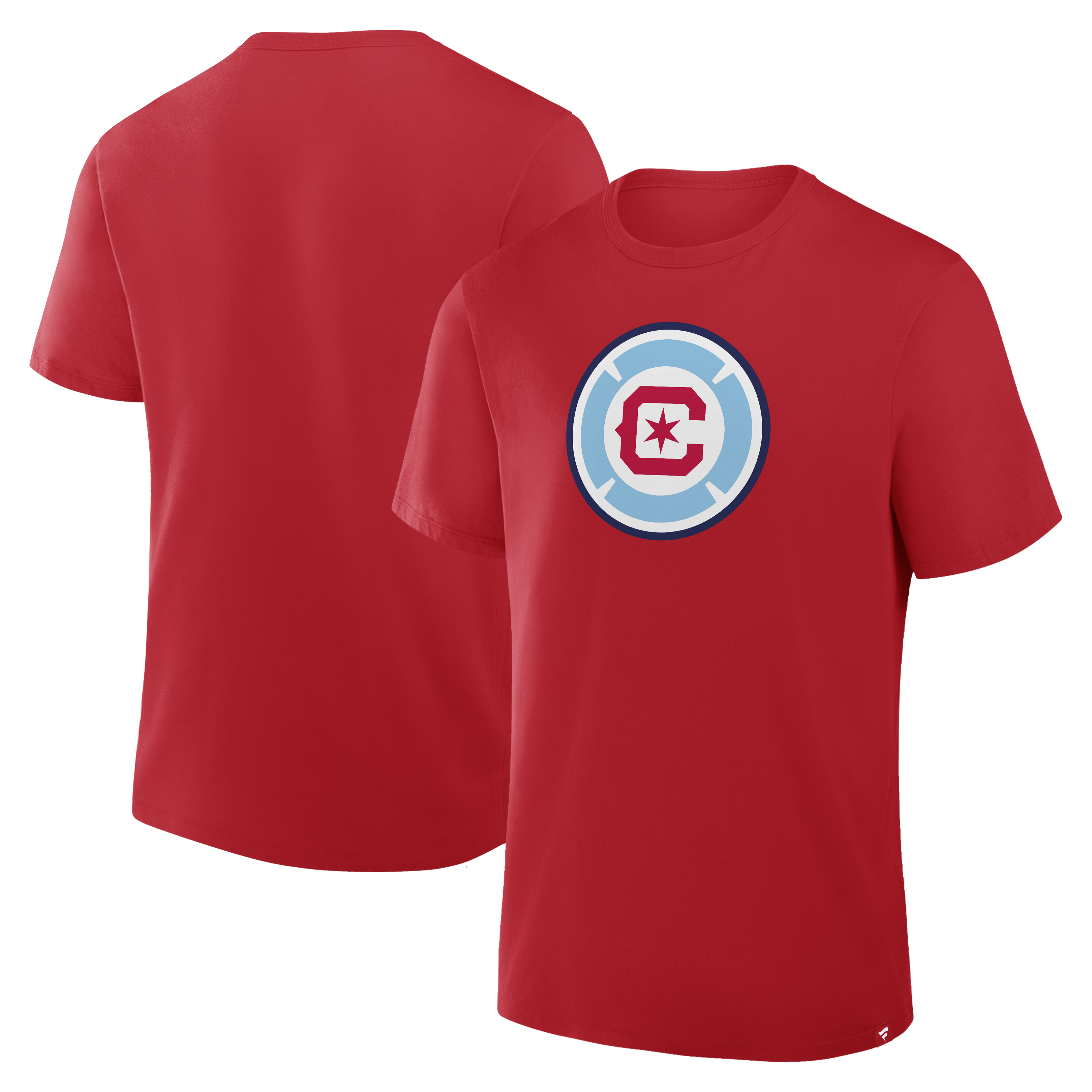 Men's Fanatics Red Chicago Fire Logo T-Shirt