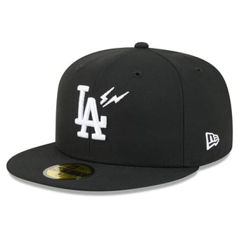 Men's New Era x Fragment Black Los Angeles Dodgers ComplexCon 59FIFTY Fitted Hat