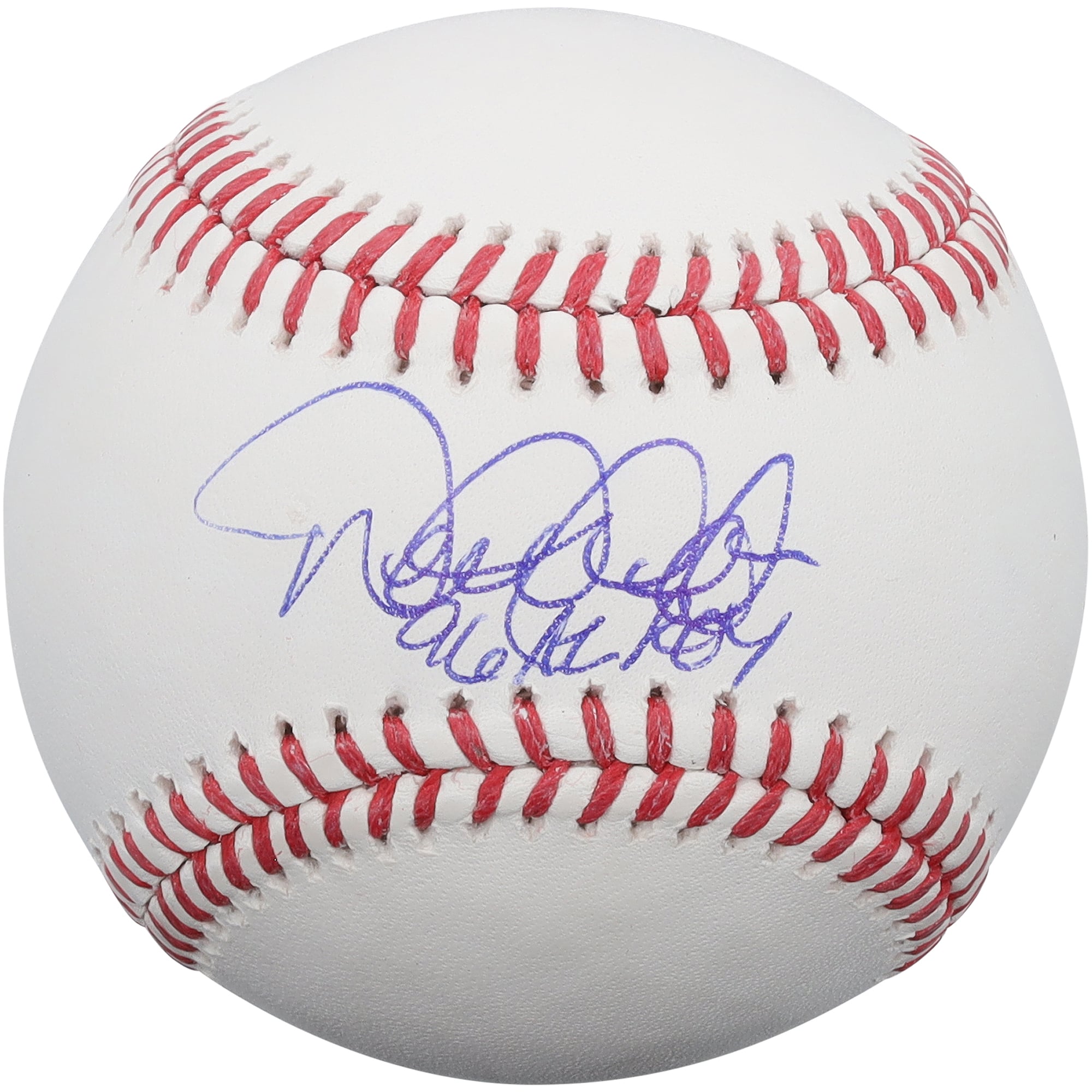 Pelota de béisbol autografiada por Derek Jeter de los New York Yankees con la inscripción "96 AL ROY"