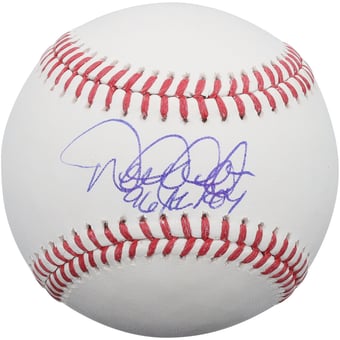 Derek Jeter New York Yankees Autographed Baseball with "96 AL ROY" Inscription
