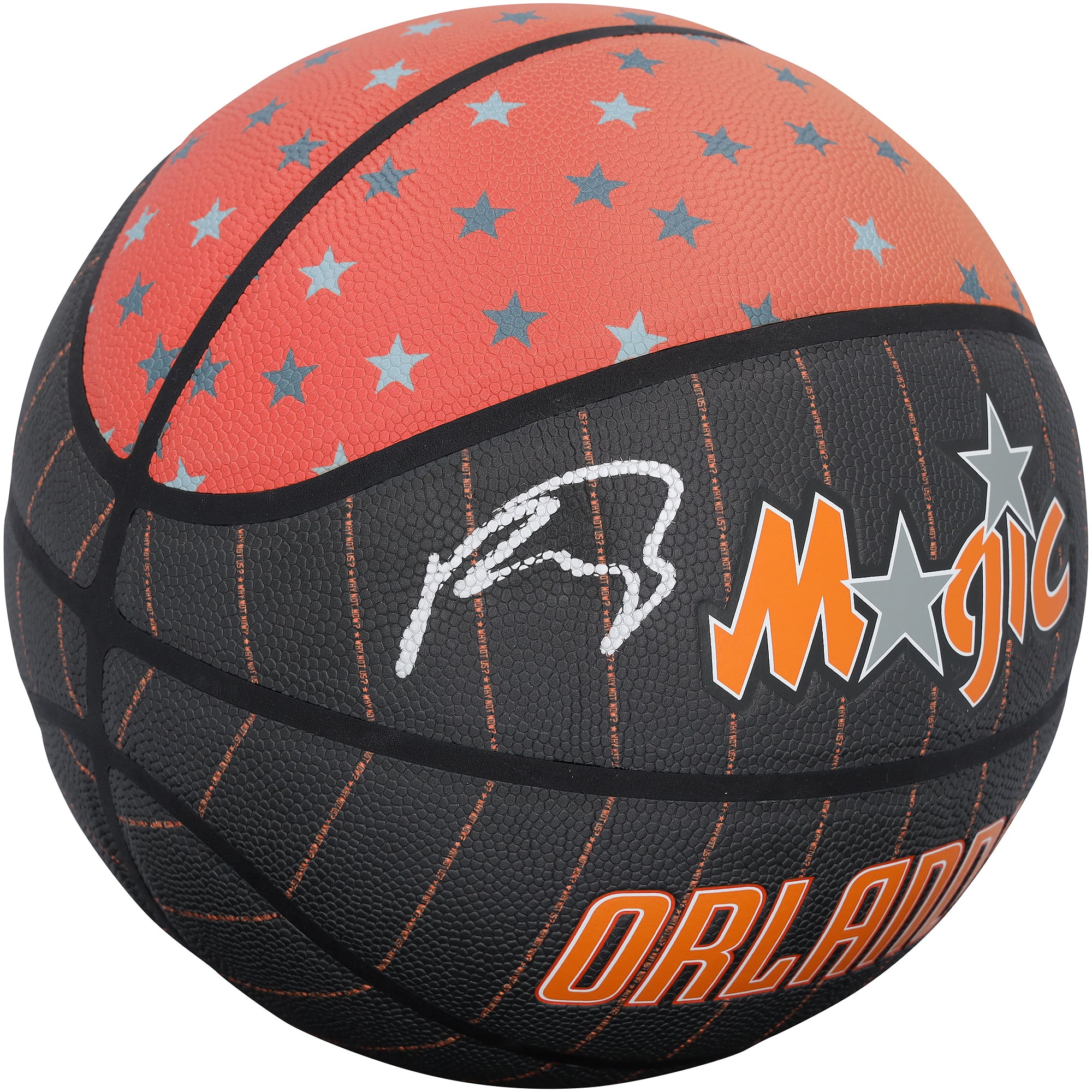 Paolo Banchero Orlando Magic Autographed Wilson 75th Anniversary Throwback City Edition 2021-22 Black/Orange Basketball