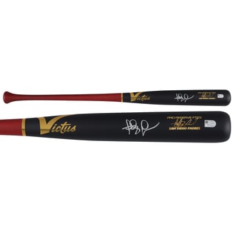 Fernando Tatis Jr. San Diego Padres Autographed Victus Red/Black Game Model Bat
