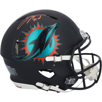Jacob Rodriguez Miami Dolphins Autographed Riddell Rivalry Speed Authentic Helmet