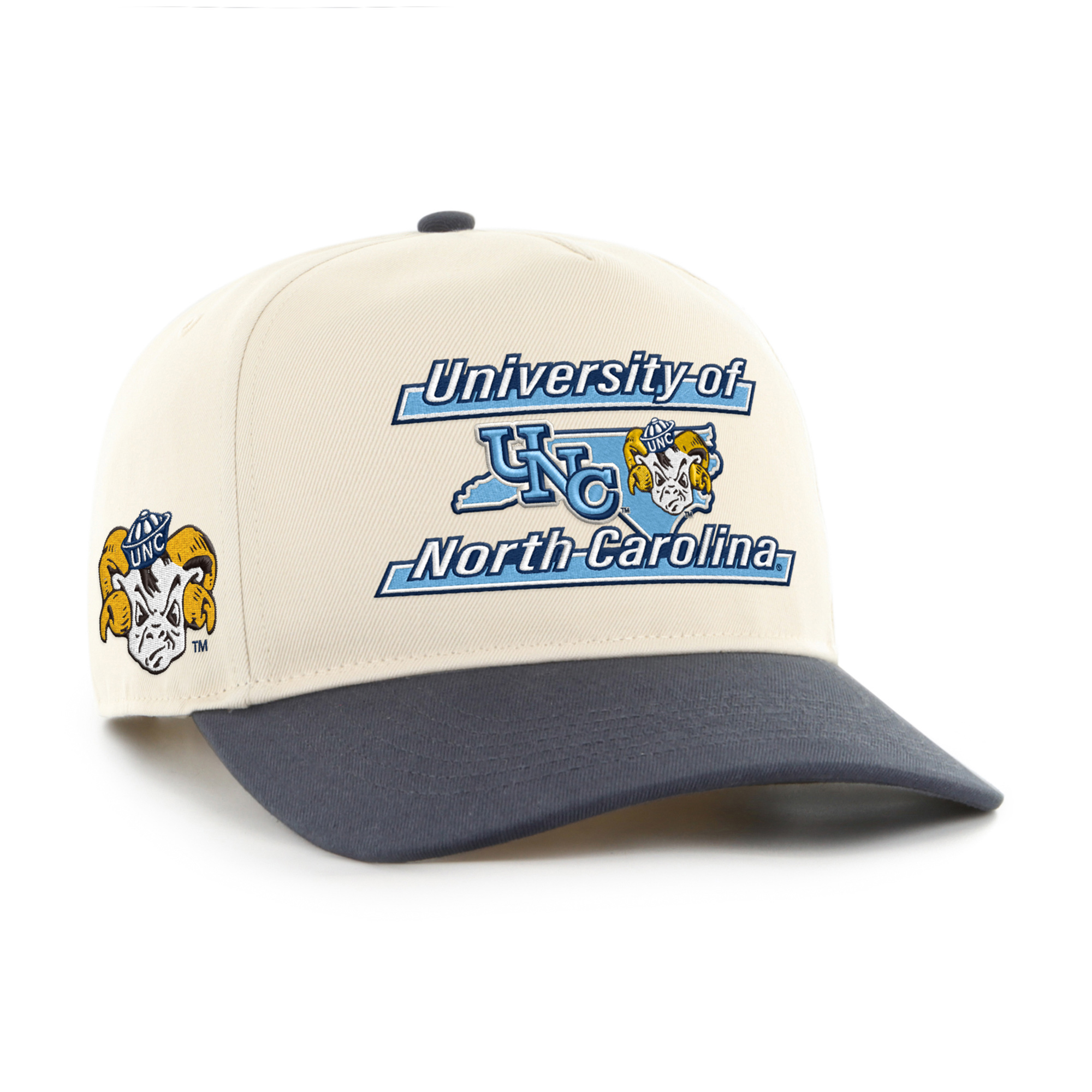 Unisex '47  Natural North Carolina Tar Heels Vault Striped Hitch Adjustable Hat