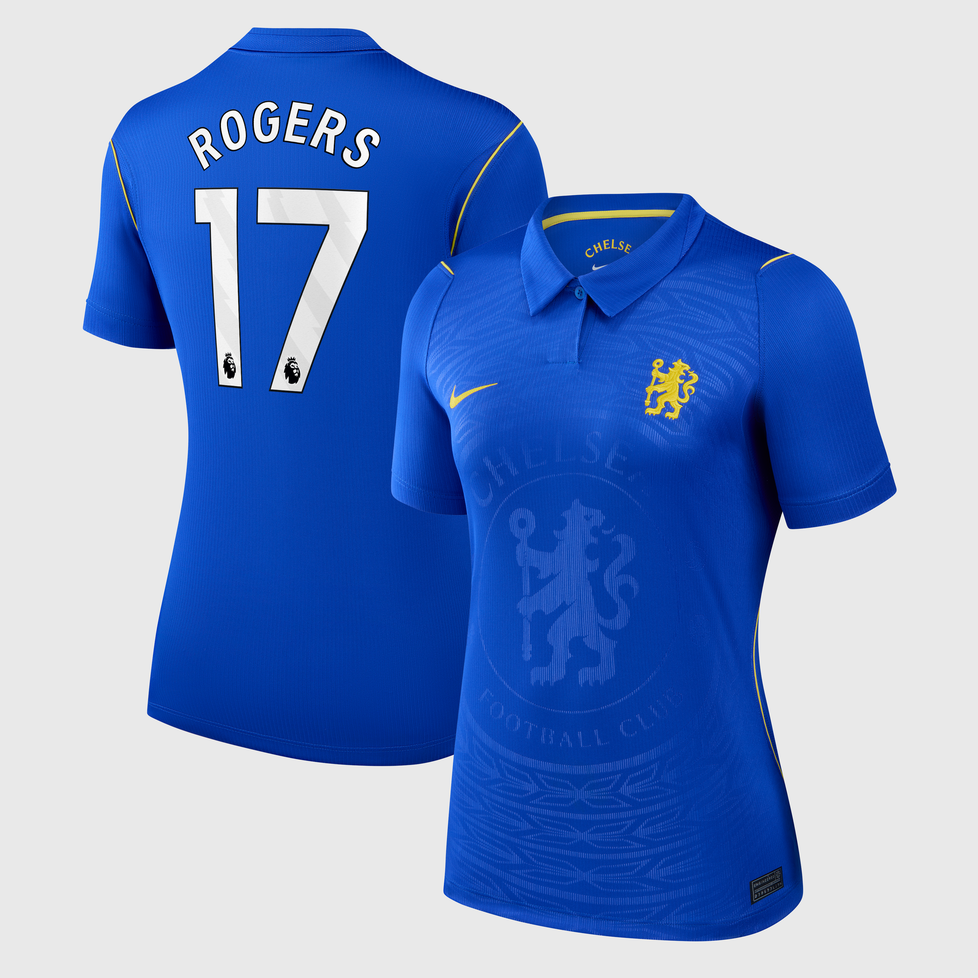 Camiseta Nike Stadium de la 1ª equipación del Chelsea 2026/27 - Mujer con dorsal Rogers 17