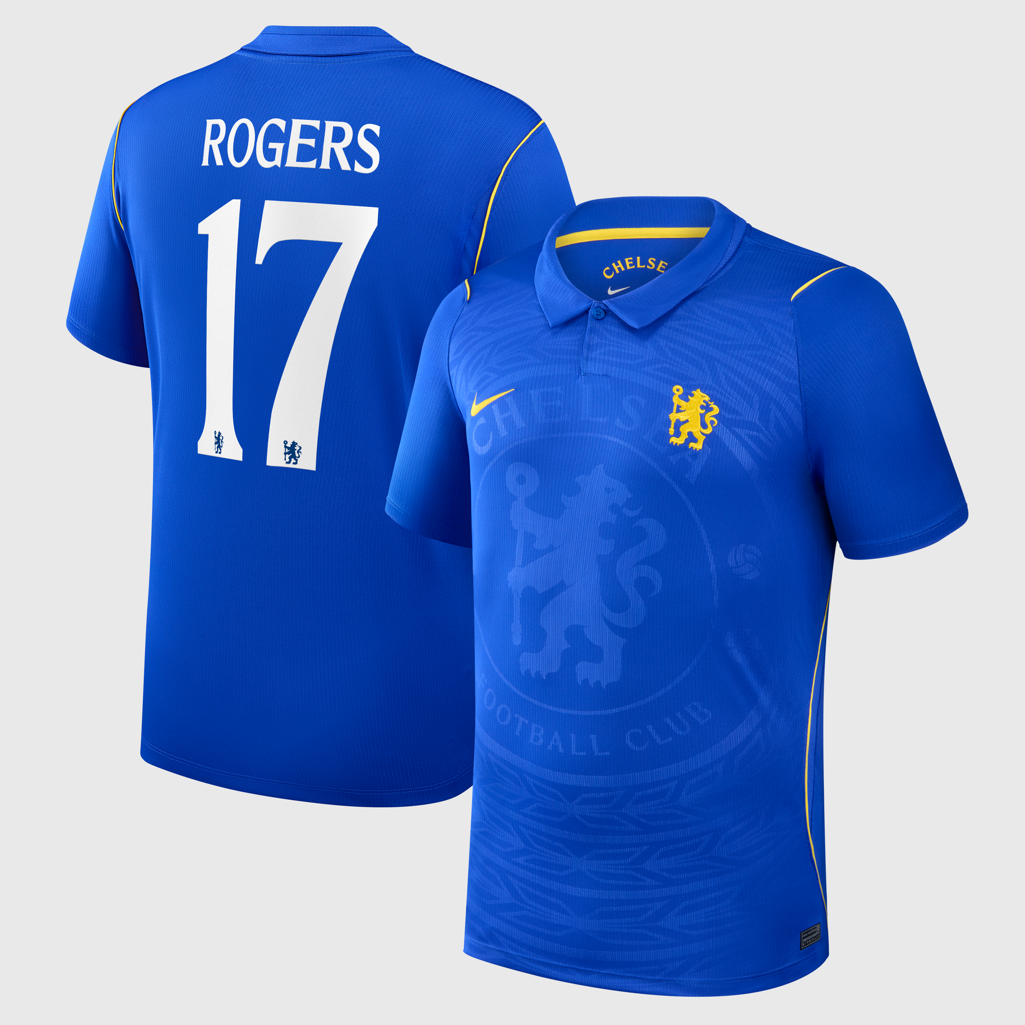 Maillot Nike Domicile Stadium Chelsea 26/27 avec flocage de la Coupe Rogers 17