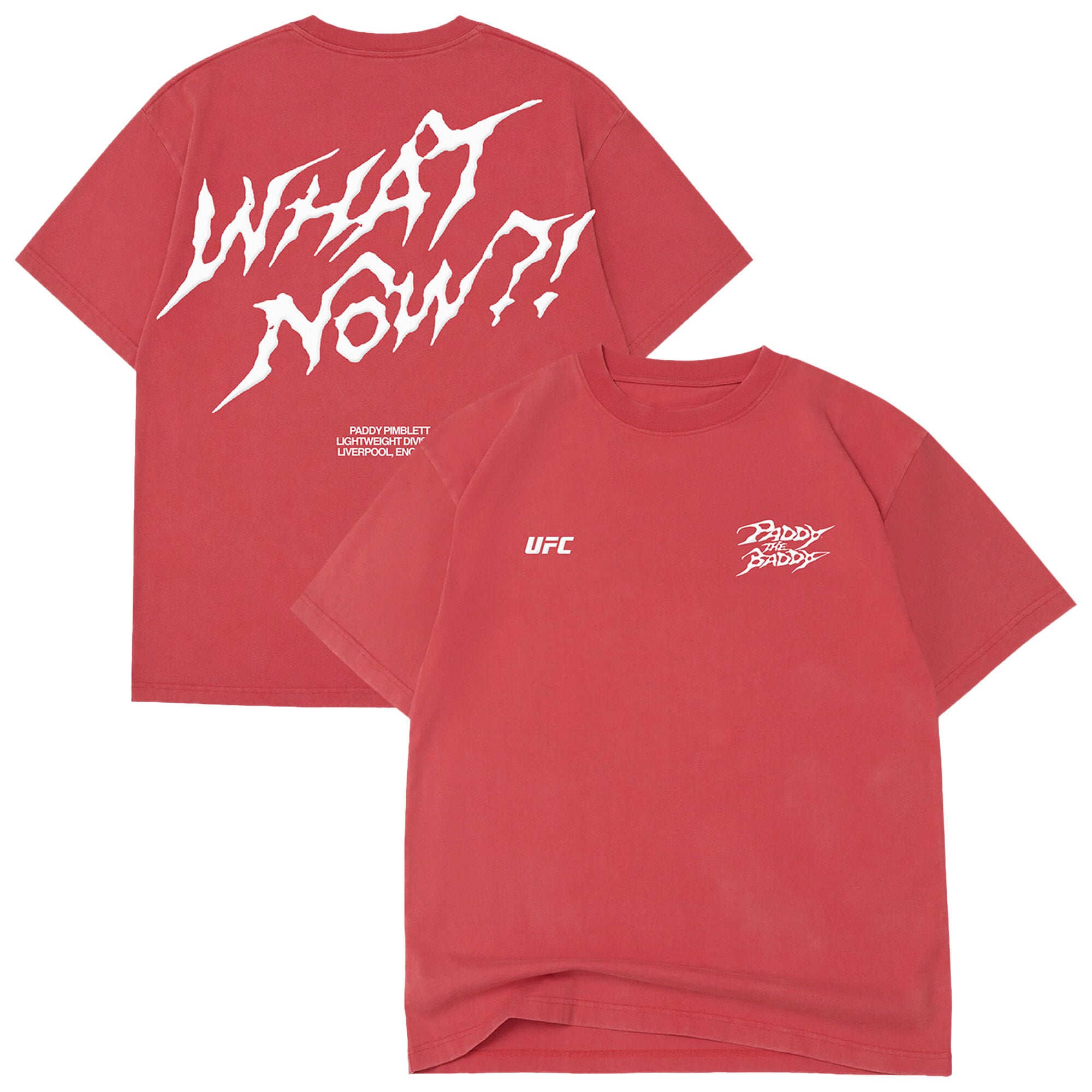 Maglietta Paddy Pimblett What Now Victory: retailer-supplied image
