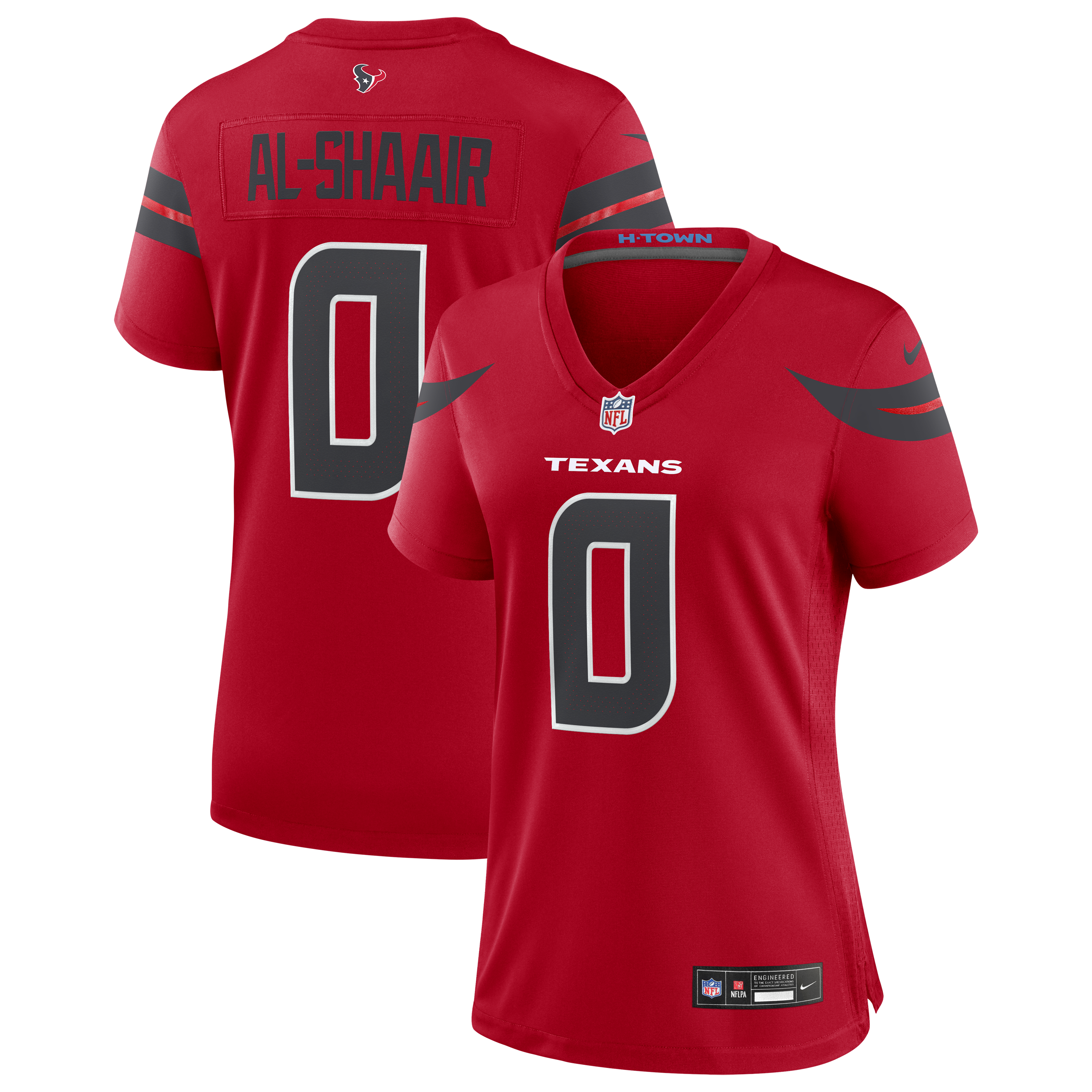 Women's Nike Azeez Al-Shaair Red Houston Texans Alternate Game Jersey
