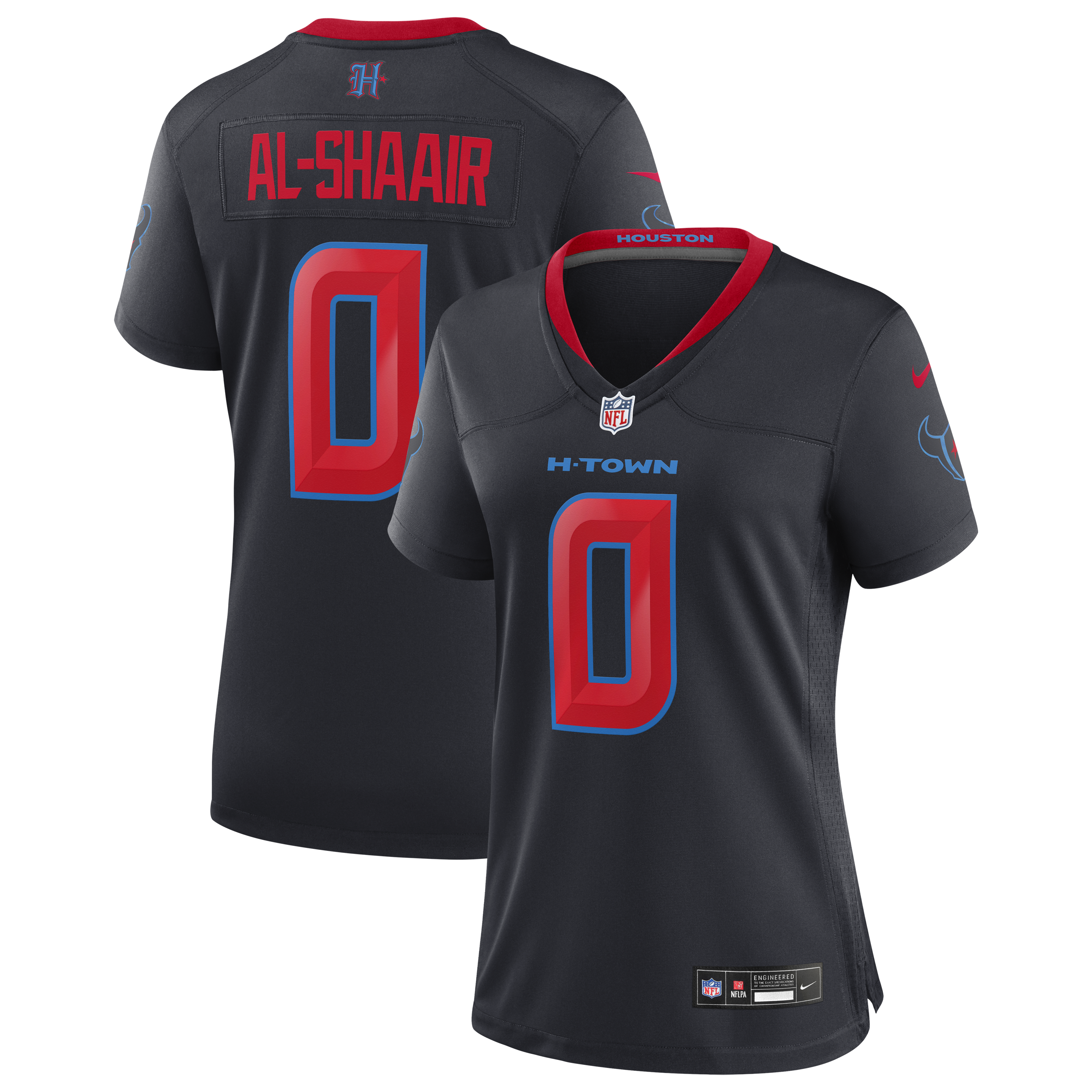 Women's Nike Azeez Al-Shaair Navy Houston Texans Alternate Game Jersey