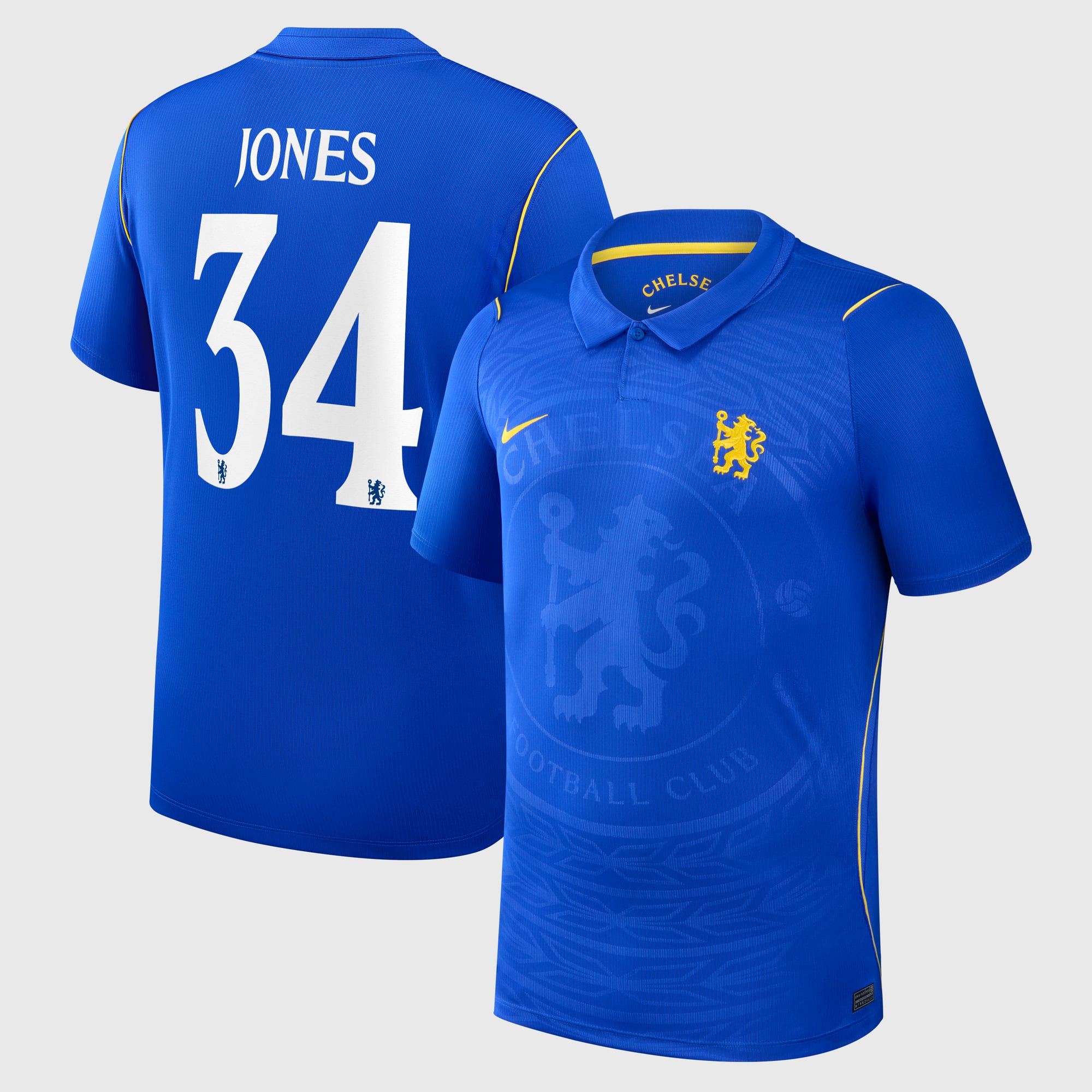 Maillot Nike Domicile Stadium Chelsea 26/27 avec flocage de la Coupe Jones 34