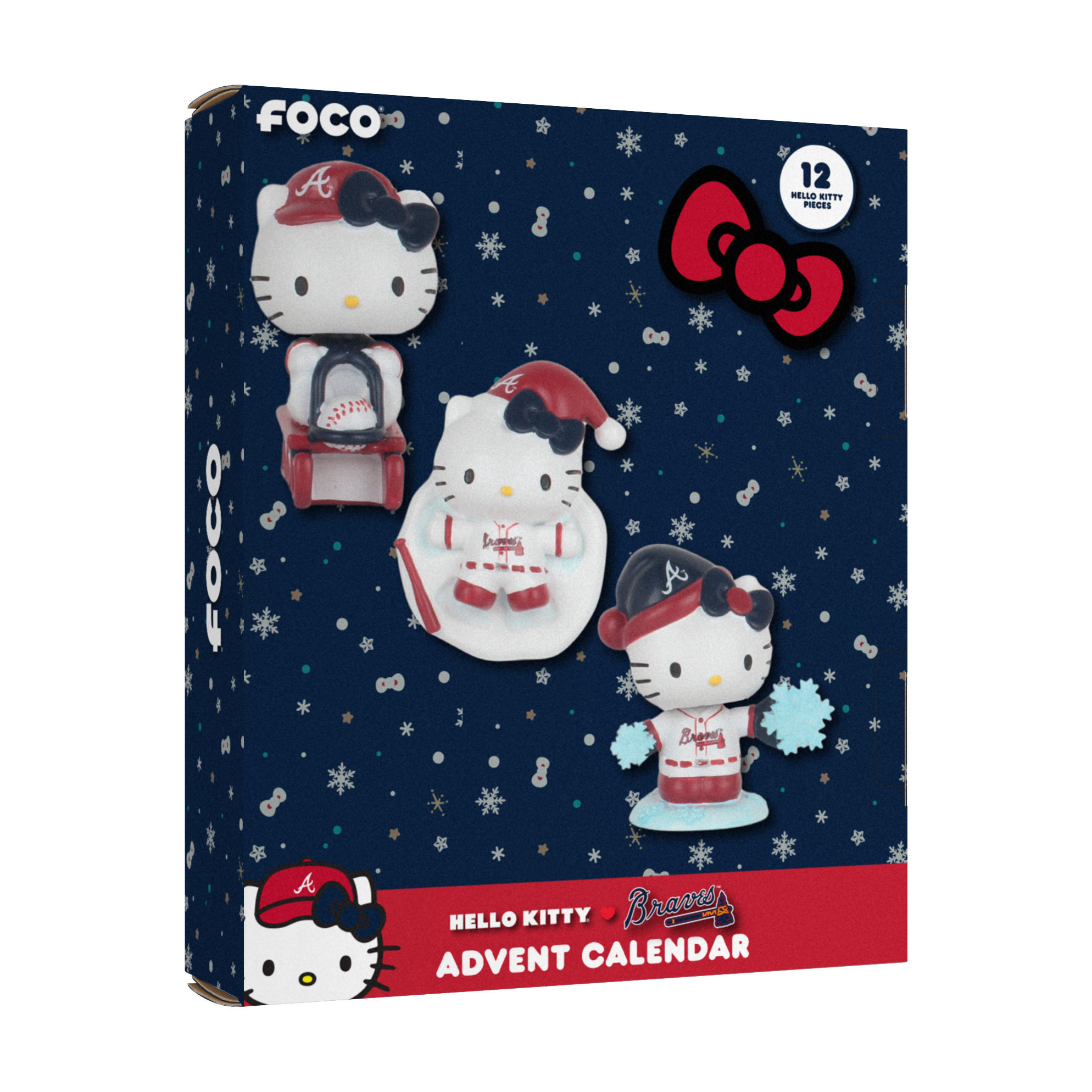 FOCO Atlanta Braves Hello Kitty Advent Calendar