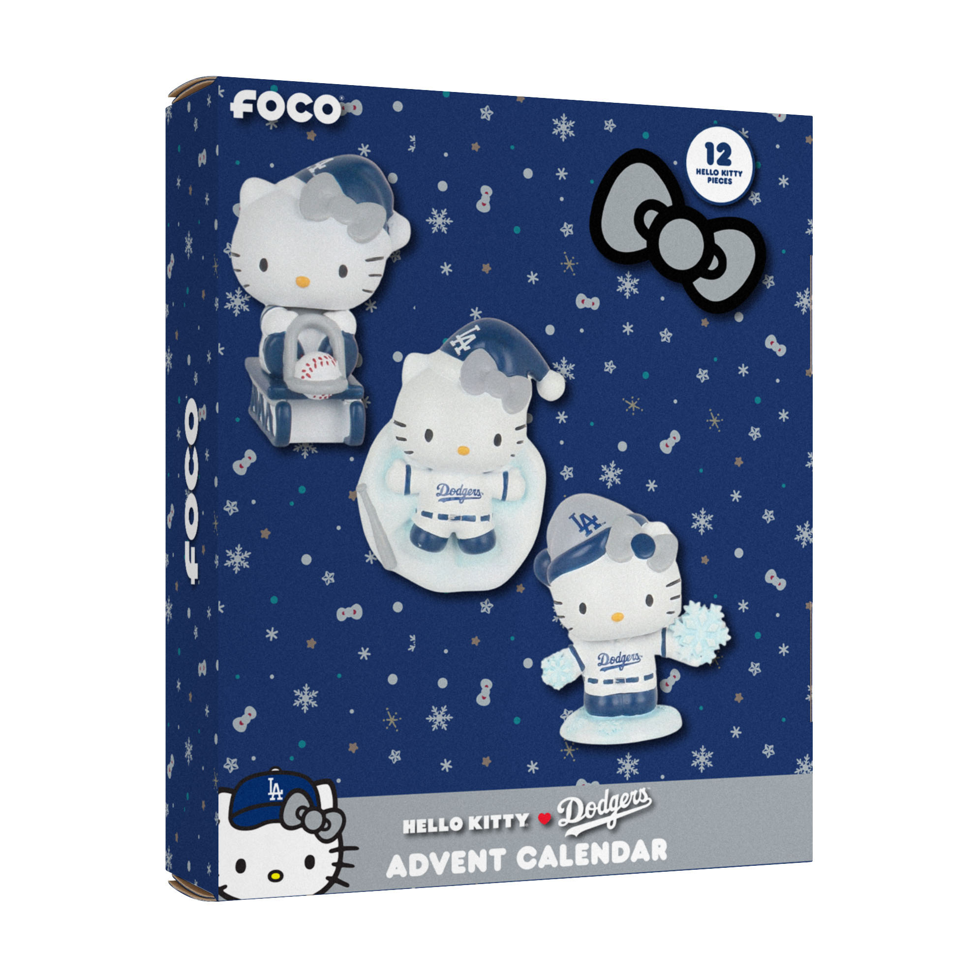 FOCO Los Angeles Dodgers Hello Kitty Advent Calendar