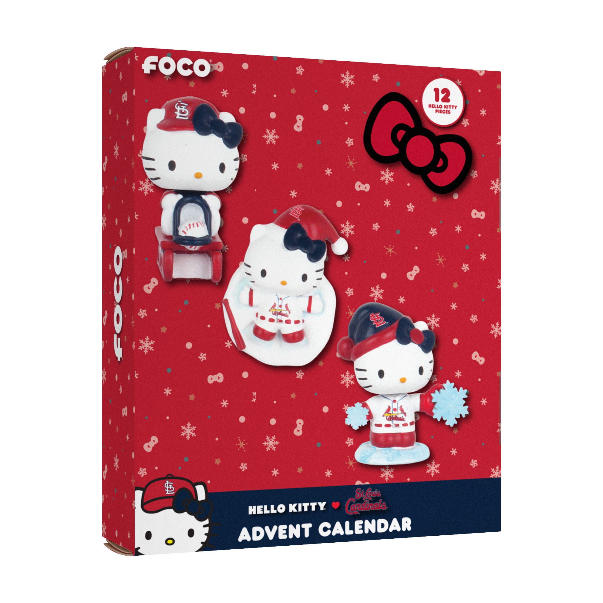 FOCO St. Louis Cardinals Hello Kitty Advent Calendar