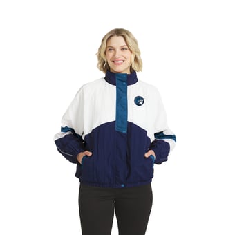 Women's WEAR by Erin Andrews White/Blue Minnesota Lynx Full-Zip Windbreaker Jacket