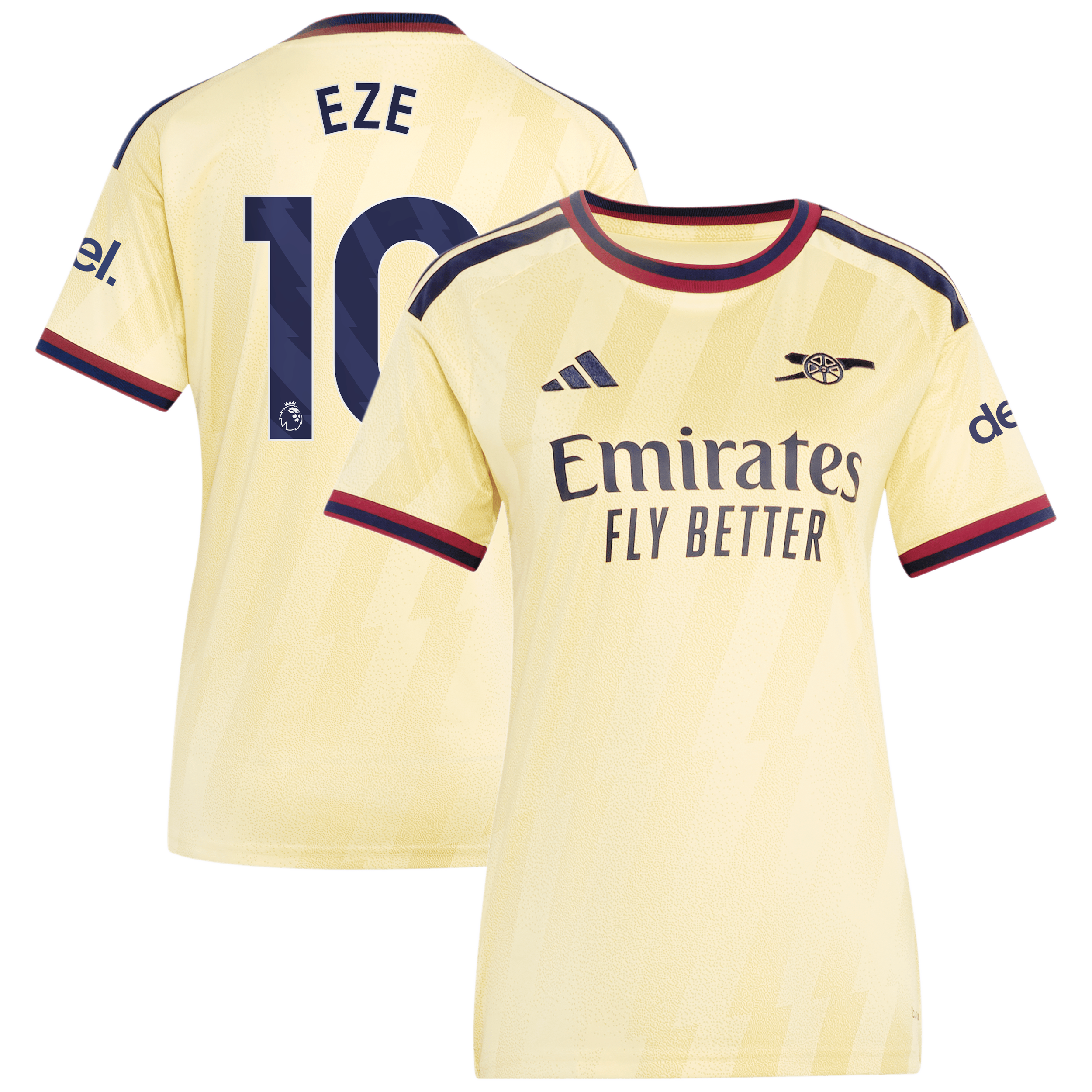 Women's adidas Eberechi Eze Yellow Arsenal 2026/27 Third Replica Jersey