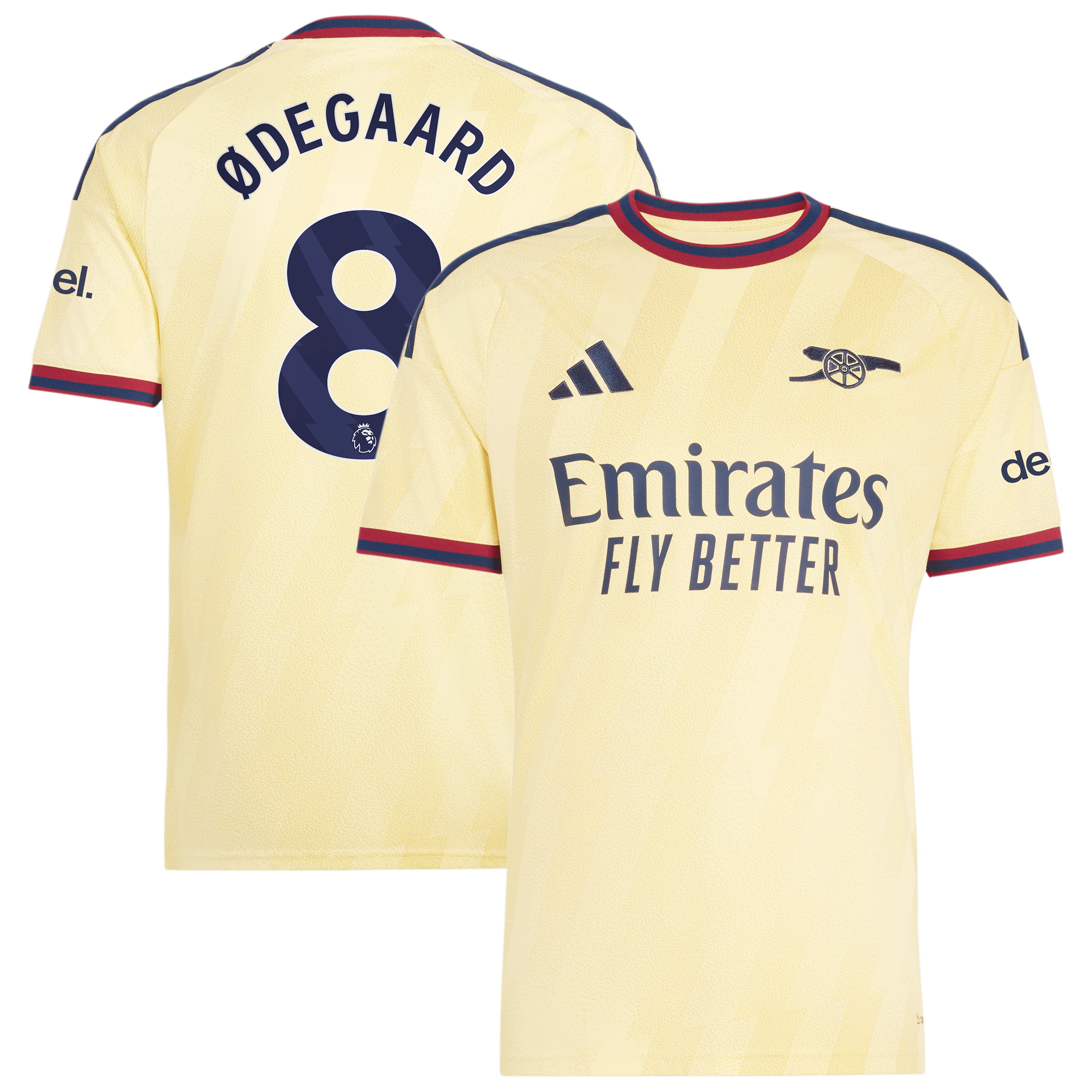 Men's adidas Martin Ødegaard Yellow Arsenal 2026/27 Third Replica Jersey