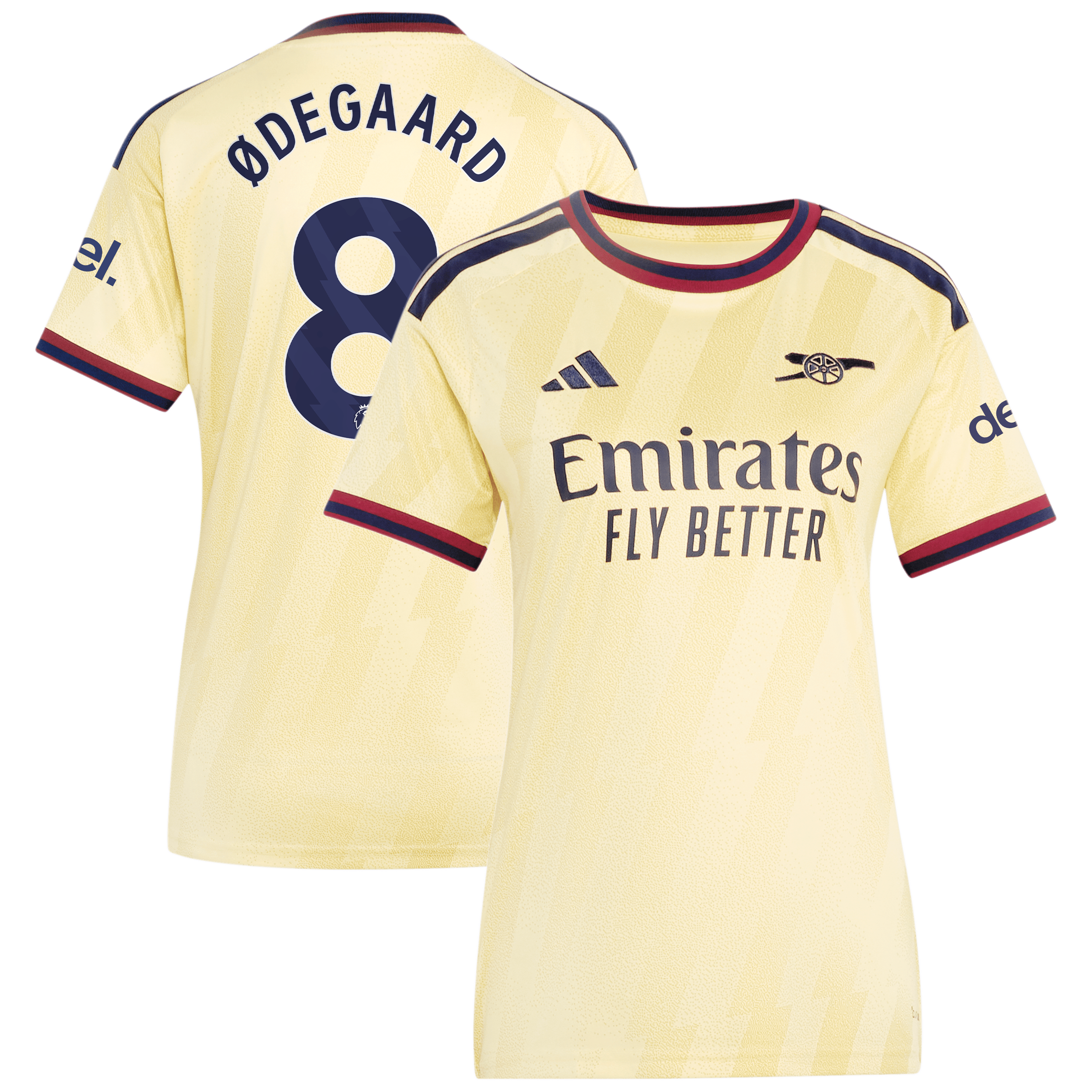 Women's adidas Martin Ødegaard Yellow Arsenal 2026/27 Third Replica Jersey