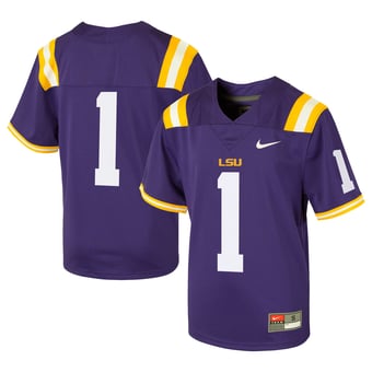 Preschool Nike  Purple LSU Tigers  Replica Football Jersey