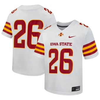 Youth Nike  White Iowa State Cyclones  Replica Football Jersey