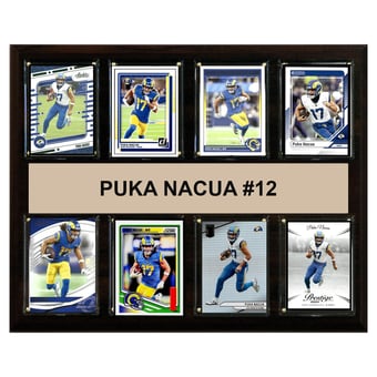 Puka Nacua Los Angeles Rams 12" x 15" Trading Card Plaque