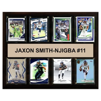Jaxon Smith-Njigba Seattle Seahawks 12" x 15" Trading Card Plaque