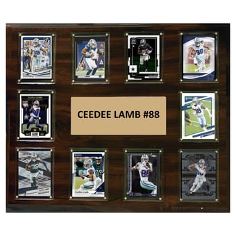 CeeDee Lamb Dallas Cowboys 15" x 18" Trading Card Plaque