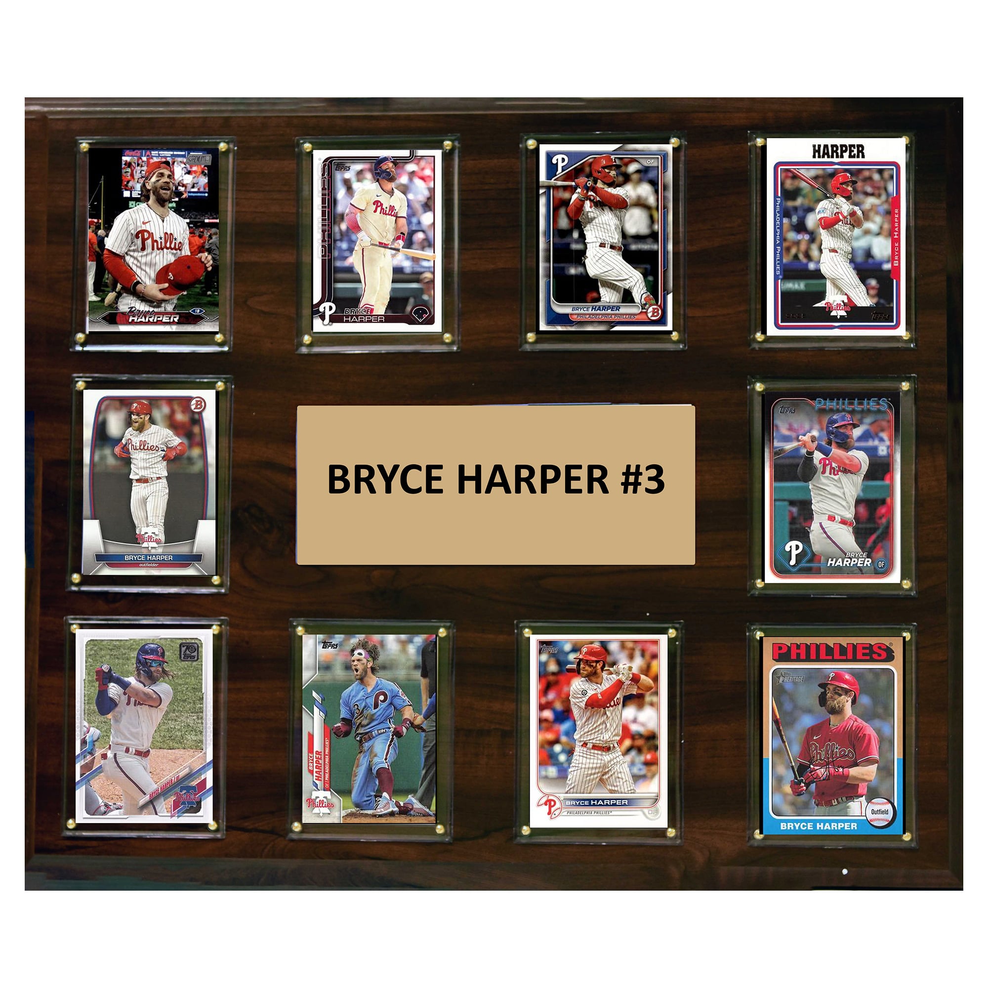 Bryce Harper Philadelphia Phillies 15" x 18" Trading Card Plaque