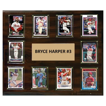 Bryce Harper Philadelphia Phillies 15" x 18" Trading Card Plaque