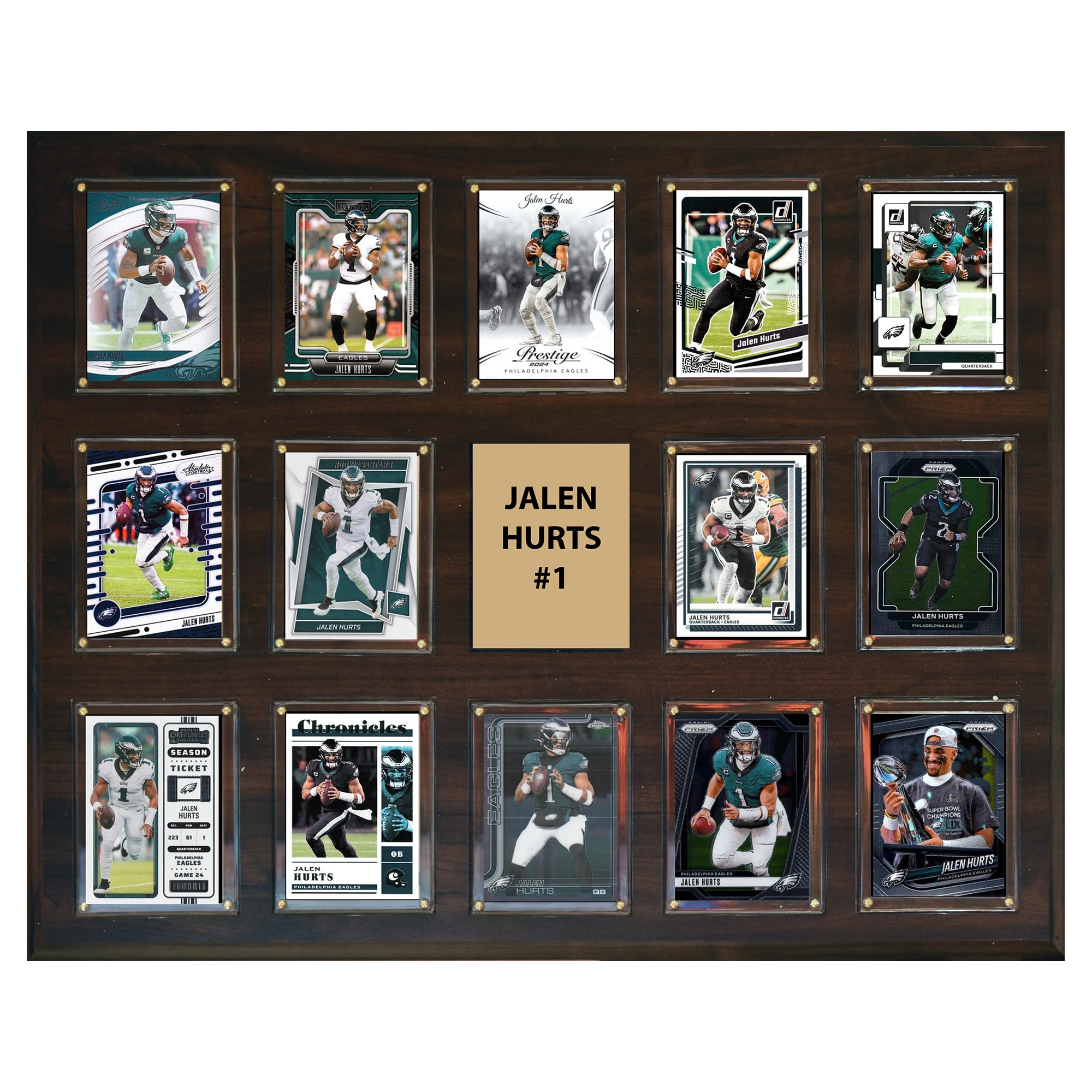 Jalen Hurts Philadelphia Eagles 16" x 20" Trading Card Plaque