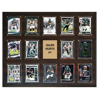 Jalen Hurts Philadelphia Eagles 16" x 20" Trading Card Plaque