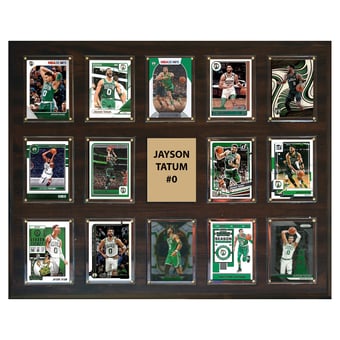 Jayson Tatum Boston Celtics 16" x 20" Trading Card Plaque