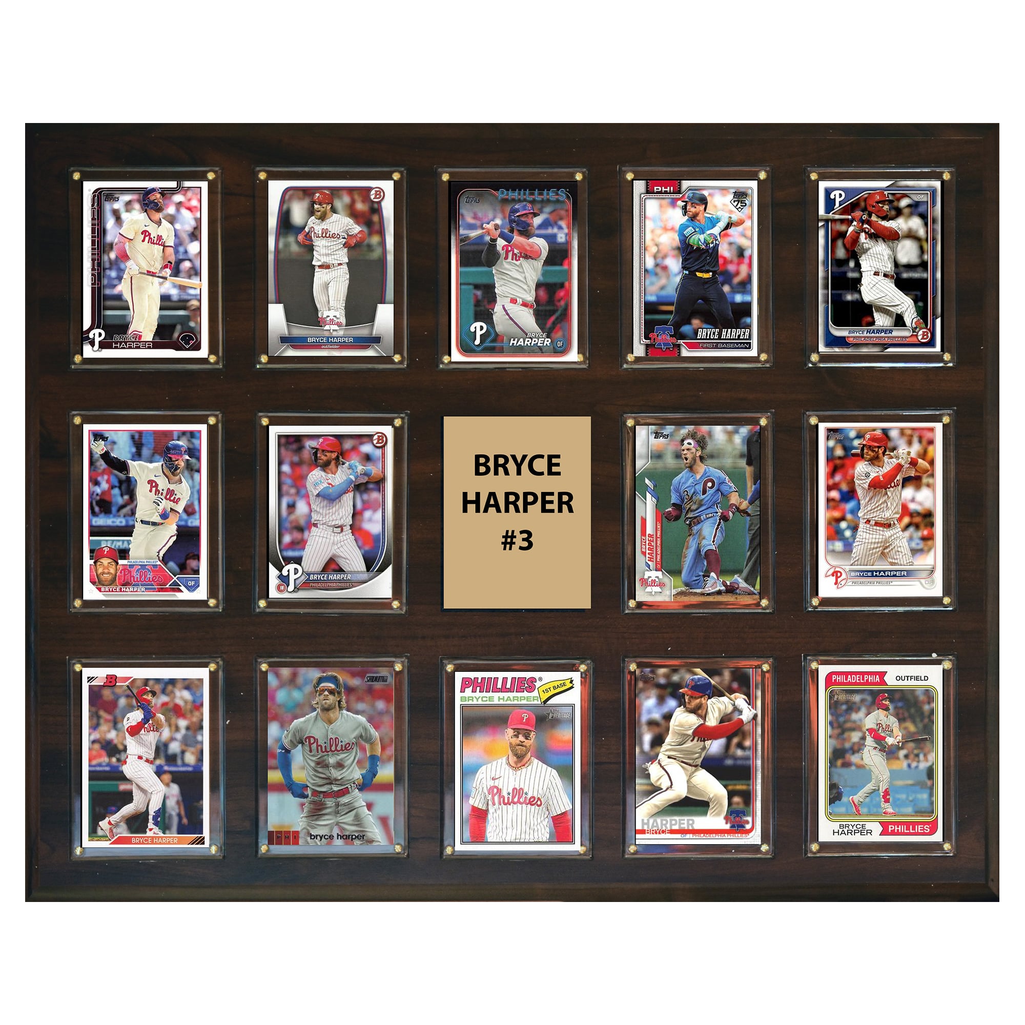 Bryce Harper Philadelphia Phillies 16" x 20" Trading Card Plaque
