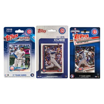 Chicago Cubs Trading Card Team Sets