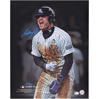 Anthony Volpe New York Yankees Autographed 16" x 20" Unleashed Photograph - Limited Edition of 25