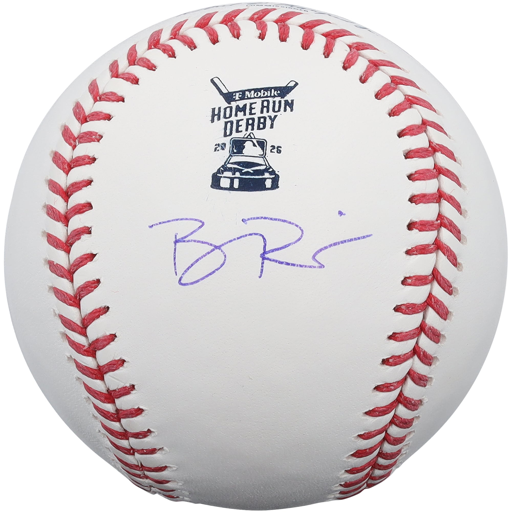 Ben Rice New York Yankees Autographed 2026 Home Run Derby Logo Baseball
