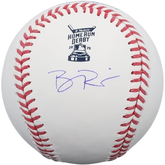 Ben Rice New York Yankees Autographed 2026 Home Run Derby Logo Baseball