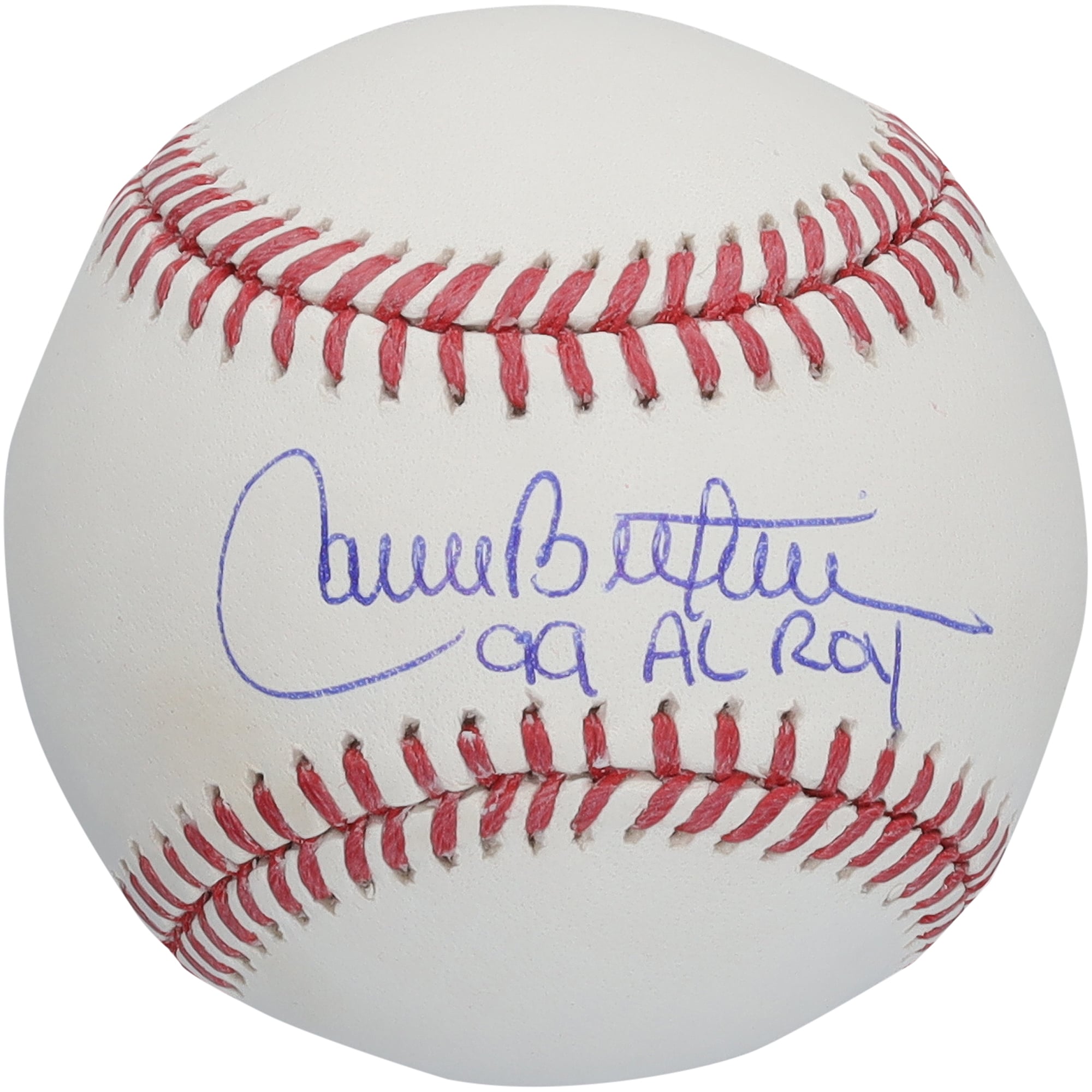 Carlos Beltran Kansas City Royals Autographed Baseball with "99 AL ROY" Inscription