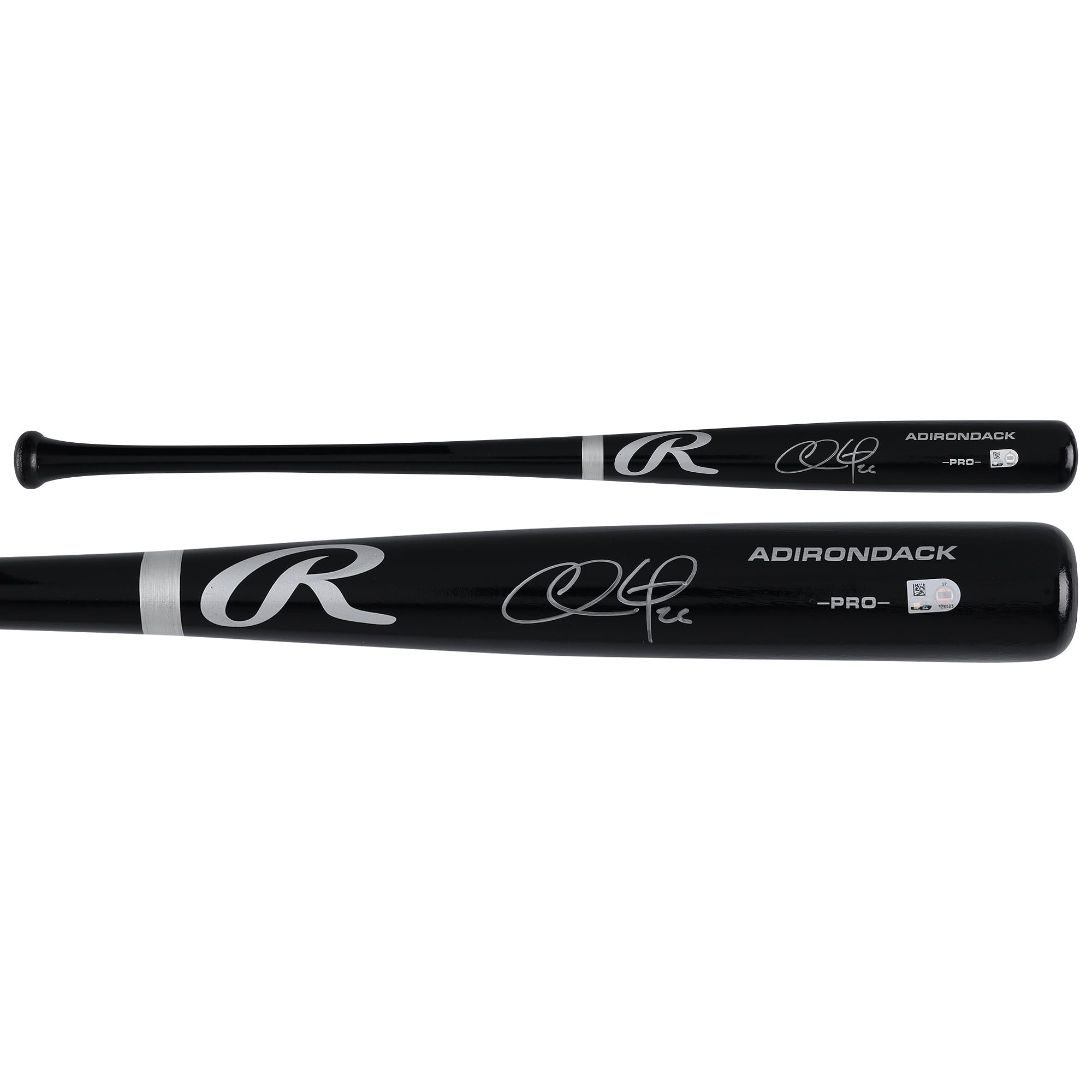 Chase Utley Philadelphia Phillies Autographed Black Rawlings Pro Bat