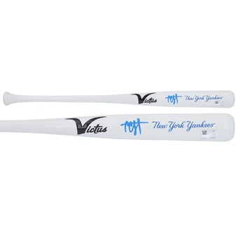CC Sabathia New York Yankees Autographed Victus Team ID Mini Bat