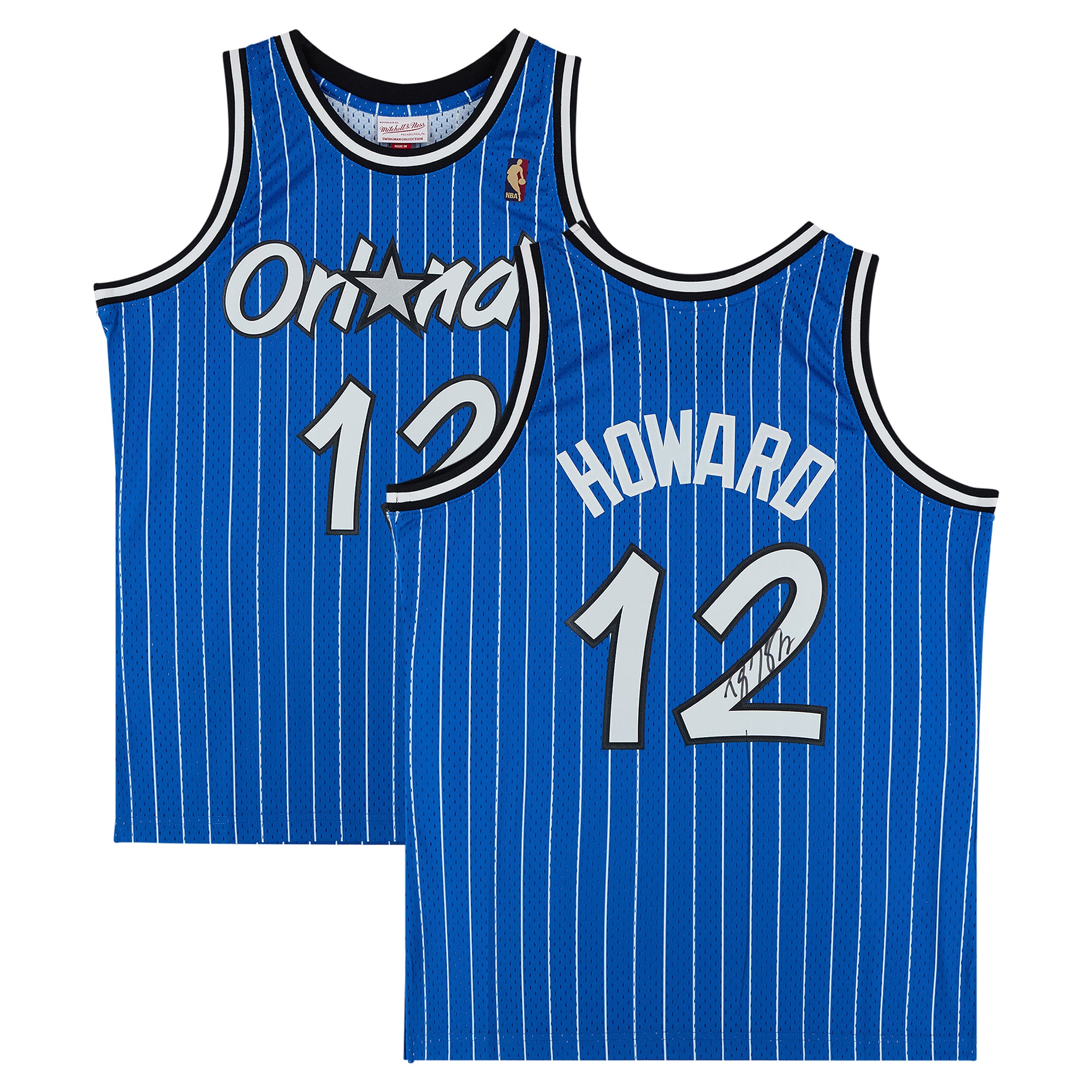 Dwight Howard Orlando Magic Autographed Mitchell & Ness 2004-05 Blue Hall of Fame Swingman Jersey