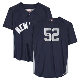 CC Sabathia New York Yankees Autographed Navy Mitchell and Ness 2009 Batting Practice Jersey