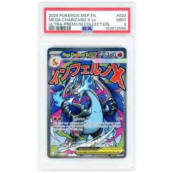 Mega Charizard X ex 2025 Pokemon Mega Evolution Promo #23 PSA Authenticated Card