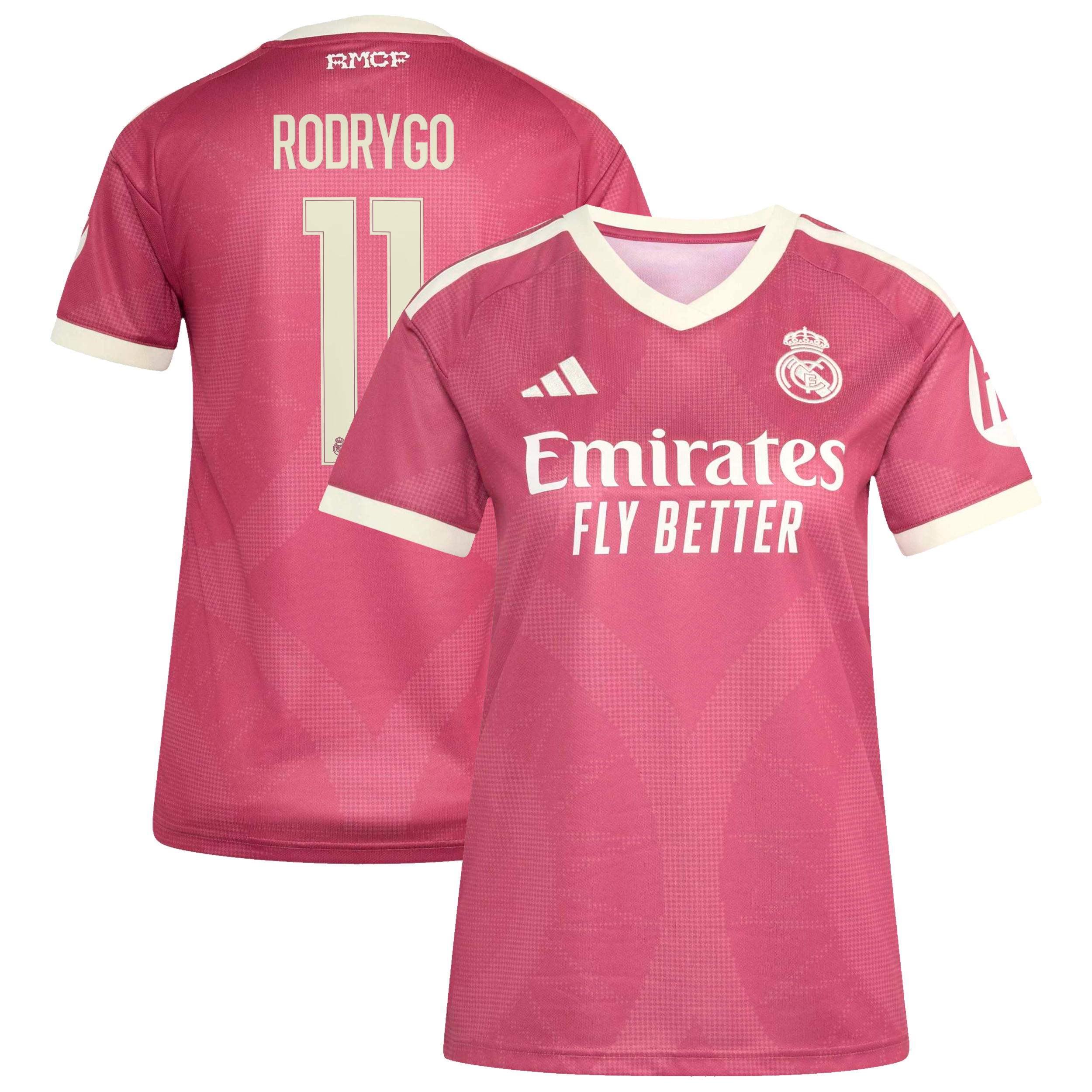 Women's adidas Rodrygo Pink Real Madrid 2026/27 Third Replica Jersey