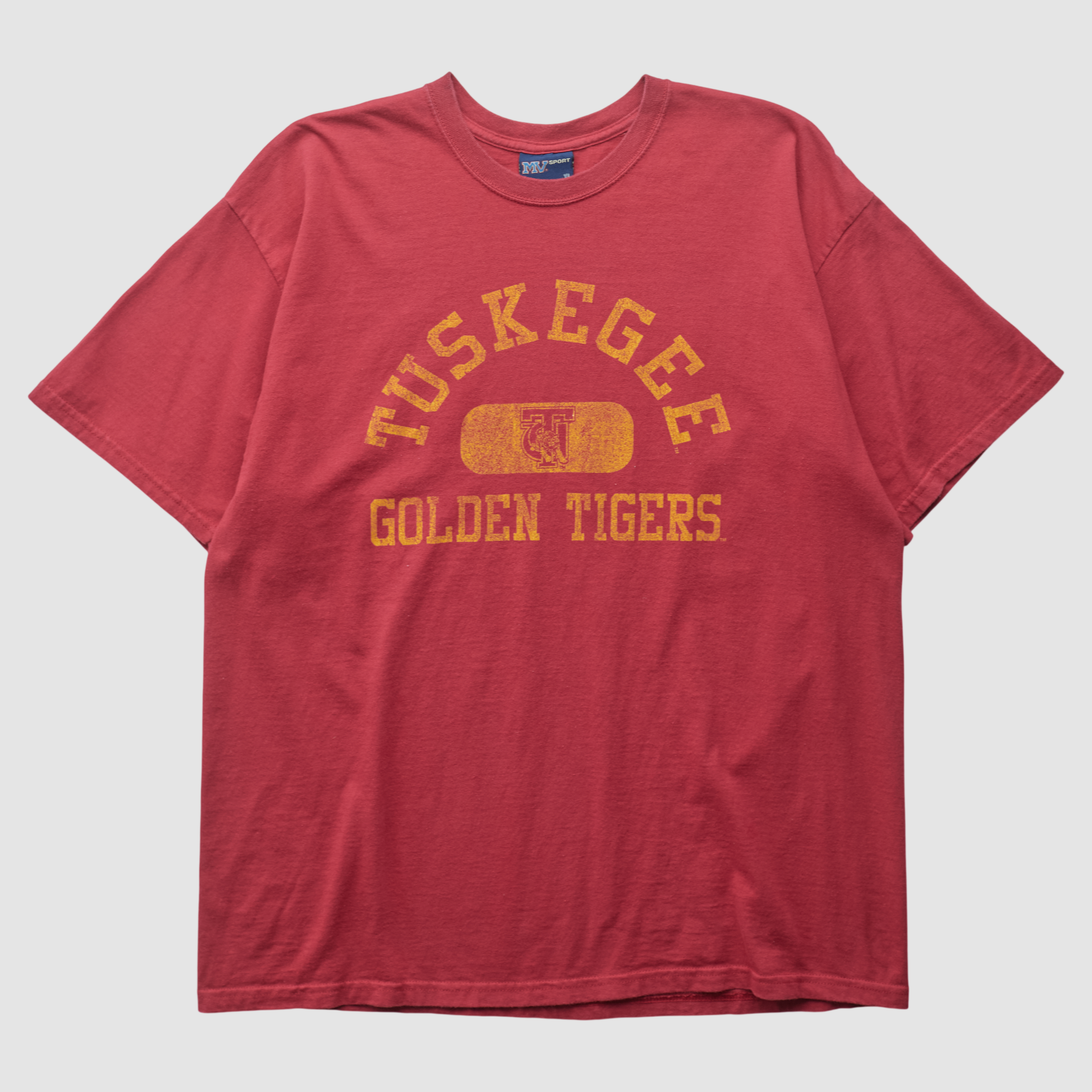Tuskegee Golden Tigers MV Sport 2000s T-shirt - Red - L by Fanatics Real Vintage